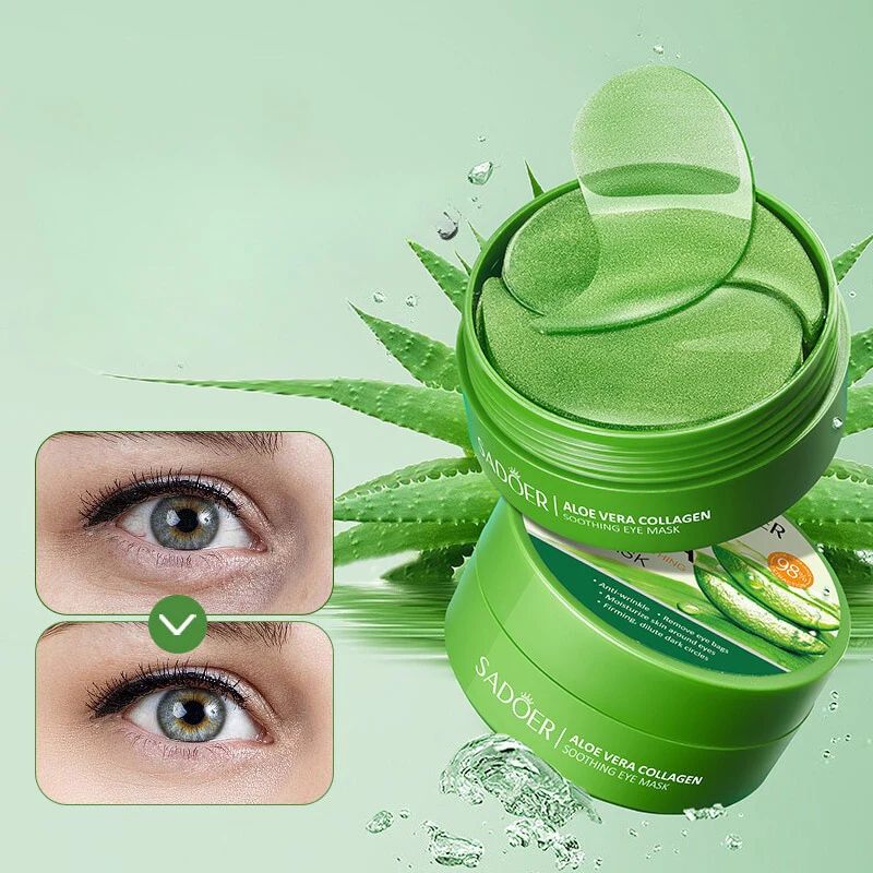 Máscara Hidratante Aloe Vera Para Os Olhos